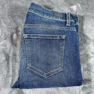 SP Black Label Jeans Women's 29‎ Blue Mid-rise Skinny Distressed Raw Hem Pants